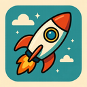 icon_robotics_rocket_retro icon preview