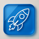 icon_robotics_rocket_transparent icon preview