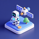 icon_robotics_satellite_3d_isometric icon preview