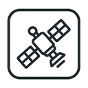 icon_robotics_satellite_thin icon preview