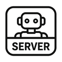 icon_robotics_server_monochrome icon preview