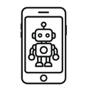 icon_robotics_smartphone_outline icon preview