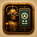 icon_robotics_smartphone_steampunk icon preview