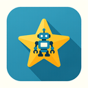 icon_robotics_star_flat_design icon preview