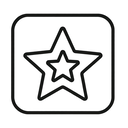 icon_robotics_star_line_art icon preview