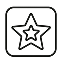 icon_robotics_star_minimal_outline icon preview