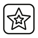 icon_robotics_star_monochrome icon preview