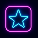 icon_robotics_star_neon icon preview