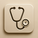 icon_robotics_stethoscope_embossed icon preview