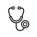 icon_robotics_stethoscope_line_art icon preview