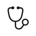 icon_robotics_stethoscope_minimal_outline icon preview