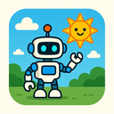 icon_robotics_sun_cartoon icon preview