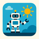 icon_robotics_sun_flat_design icon preview