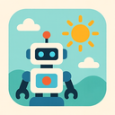 icon_robotics_sun_flat_pastel icon preview