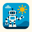 icon_robotics_sun_modern icon preview