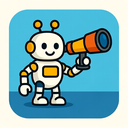 icon_robotics_telescope_cartoon icon preview