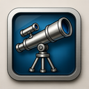 icon_robotics_telescope_metallic icon preview