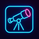 icon_robotics_telescope_neon icon preview