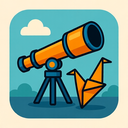 icon_robotics_telescope_origami icon preview
