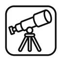icon_robotics_telescope_outline icon preview