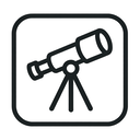 icon_robotics_telescope_thin icon preview