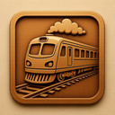 icon_robotics_train_embossed icon preview