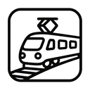 icon_robotics_train_monochrome icon preview