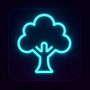 icon_robotics_tree_neon icon preview