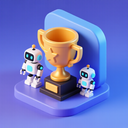 icon_robotics_trophy_3d_isometric icon preview