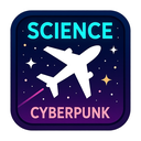 icon_science_airplane_cyberpunk icon preview