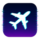 icon_science_airplane_digital_glitch icon preview