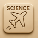 icon_science_airplane_embossed icon preview