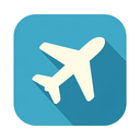 icon_science_airplane_flat_design icon preview