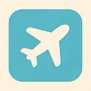 icon_science_airplane_flat_pastel icon preview