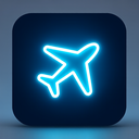 icon_science_airplane_glow_effect icon preview