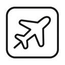 icon_science_airplane_outline icon preview