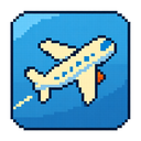 icon_science_airplane_pixel_art icon preview