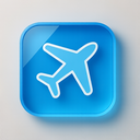 icon_science_airplane_transparent icon preview