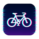 icon_science_bicycle_digital_glitch icon preview