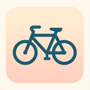 icon_science_bicycle_flat_pastel icon preview