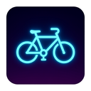 icon_science_bicycle_neon icon preview