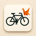 icon_science_bicycle_origami icon preview