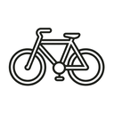 icon_science_bicycle_outline icon preview