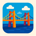 icon_science_bridge_abstract icon preview