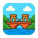 icon_science_bridge_cartoon icon preview