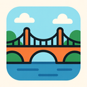 icon_science_bridge_filled icon preview