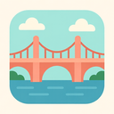 icon_science_bridge_flat_pastel icon preview