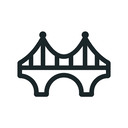 icon_science_bridge_geometric icon preview