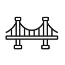 icon_science_bridge_line_art icon preview