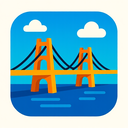 icon_science_bridge_modern icon preview